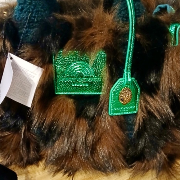 Kurt Geiger 🎁NWT Fuzzy Southbank Tote/Crossbody With Dustbag🎁 Gift Ready - Picture 7 of 15